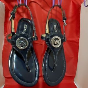 Michael Kors Gently Worn Black Sandals - 6.5M